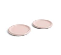 HAY Assiette Barro Pink. Ø24 cm lot de 2