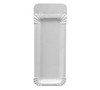 Assiette carton pour saucisse 'pure', blanc