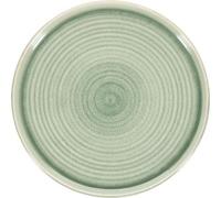 Assiettes Plates Vert Camée Design élégant, Usage Polyvalent - Fine Dining Living