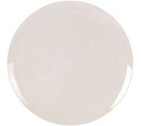 Assiettes presentation KANE, set de 6 assiettes rondes, plat pour servir entrées et desserts en porcelaine blanc - diamètre 32 x hauteur 2 cm - VISIODIRECT - Blanc G
