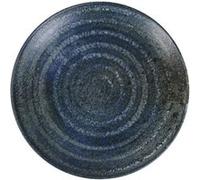 Assiettes rondes de 6 pièces VERA, Plat de présentation plates pour viande, entrées et desserts en porcelaine décorée - diamètre 19 x Hauteur 2 cm -
