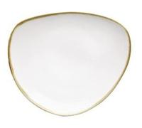 Olympia Kiln Chalk Tri Plate - 230mm 9" (Box 6)