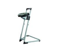 STIER Assis-debout STIER avec châssis en acier gris, hauteur d'assise 600-850 mm, assise en PU Quantité:1