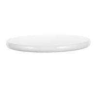 Assise de Tabouret Ronde en Bois, Structure Renforcée pour Restaurant | Forme Ronde, Blanc, Design Ergonomique et Stable, Adaptée aux Décors Intérieurs Variés