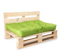 Assise Seule Coussin Palette - 120x80x15 cm - Bananair - Vert Fabriqué en France