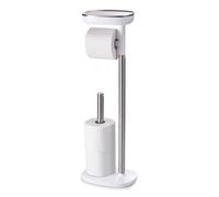 assistant de toilettes EASYSTORE 68 cm, argent / blanc, acier inoxidable, Joseph Joseph
