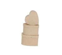 Assort 3 boîtes coeurs 14x8/18x11cm - Kraft