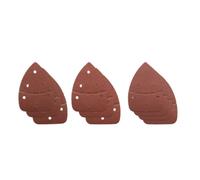 Assortiment 10 abrasifs auto-agrippants 140x100 pour ponceuses triangulaires
