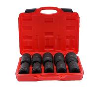 Assortiment de 10 douilles à vis en acier de 24 à 46 mm