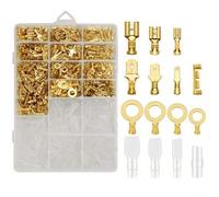 Assortiment de 1000 connecteurs de fils 2,8 mm, 4,8 mm, 6,3 mm, bornes à sertir mâles et femelles pour kit de réparation de câbles automobiles