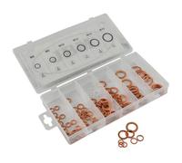 ASSORTIMENT DE 110 RONDELLES JOINTS CUIVRE DE M6 A M16