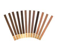 Assortiment de 12 cabrons/limes éméri, plats, grain fin 120 à très fin 600.