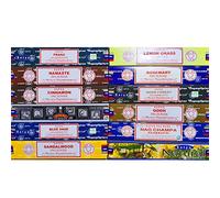 Assortiment de 12 parfums d'encens Satya (Pack 5)