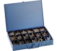 Assortiment de 2110 vis universelles dans coffret en tôle