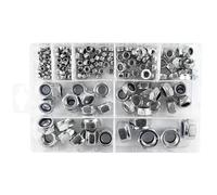 ASSORTIMENT DE 228 ECROUS FREINS (NYLSTOP) DIN 985 DE M3 à M16