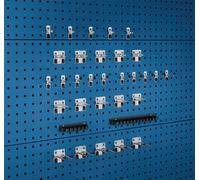 Assortiment de 32 porte-outils pour plaques perforées BOTT