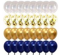 Assortiment de 50 ballons de fêtes gonfables ( multicolores et à paillettes )