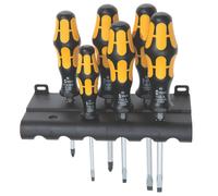 Wera Jeu de tournevis Wera 932/918/6 6 pièces lame 6 pans emm. capuchon de frappe fente/PZD Quantité:1