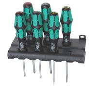 Assortiment de 6 tournevis Lasertip Kraftform Plus Wera