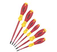 Assortiment de 6 tournevis VDE Slimfix Wiha SoftFinish