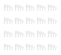 Assortiment de 80 goupilles à ressort pour tracteurs et tondeuses à gazon avec quatre tailles dont 3,5 x 90 mm, 3 x 80 mm, 2,5 x 65 mm et 2 x 50 mm, fixations métalliques pour travaux de réparation de