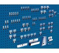 Assortiment de 80 porte-outils pour plaques perforées BOTT