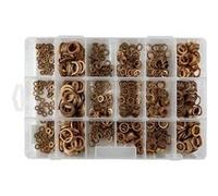 ASSORTIMENT de 900 JOINTS CUIVRE D'ETANCHEITE DANS UNE MALLETTE