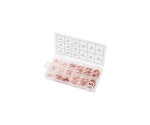 Assortiment de bague d'étanchéité Cuivre 150 pcs 5-17,5 mm