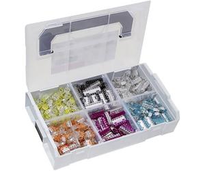 Assortiment de bornes pour boîte de dérivation HellermannTyton Helacon 148-90046 flexible: 1-2.5 mm² rigide: 0.5-2.5 mm² Nombre de pôles: 2, 3, 4, 5, 6, 8 350