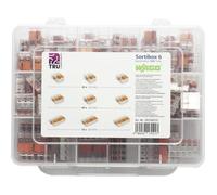 Assortiment de bornes pour boîte de dérivation WAGO WA-741-644 flexible: 0.14-4 mm² rigide: 0.2-4 mm² 105 pc(s)