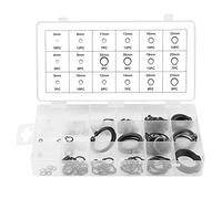 Assortiment De Circlips Extérieurs, Taille Encliquetable Anneau Circlip Retenue Bagues D'arrêt E-clip Externe Snap Kit Avec Boîte Rangement Pour La Rainure L'arbre Machine Atelier Bricoleurs 3-32 mm