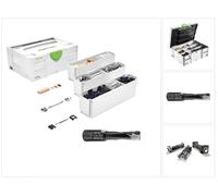 Assortiment de connecteurs Festool Domino KV-SYS D8 pour fraiseuses à chevilles (203170) + fraise adaptée (493492) + SYSTAINER