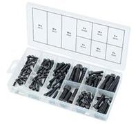 KS Tools Boîte de rangement 970.0390 – Assortiment de vis M4–M10 106 pcs Noir