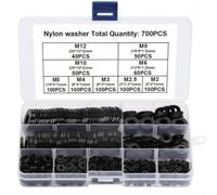 Assortiment de disques plats en nylon M2-M12 pour voiture