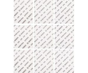 Assortiment de feuilles abrasives pour ponçage manuel EXPERT W480 Web 1/4 + Crayons - BOSCH - 061599766P