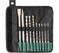Assortiment de forets et burins SDS-plus SP - 10 pièces - METABO - 630824000