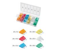 KS Tools Boîte de rangement 970.0250 – assortiment de 120 fusibles