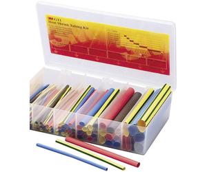 Assortiment de gaines thermorétractables 2:1 3M GTI-BOX1.6-19BK noir 104 parties