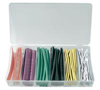 Assortiment de gaines thermorétractables - Marque - Coffret de 100 pièces - Différentes tailles et couleurs