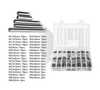 Assortiment de manchons de serrage，Jectse 280 pièces acier inoxydable boîte avec manchon adaptateur，M1.5 M2 M2.5 M3 M4 M5 M6 M8，fixations parfaites pour l'industrie mécanique