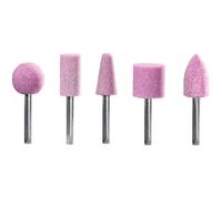 Assortiment de Meules sur tige pour meuleuse droite - METABO - Pour l'acier et la fonte d'acier