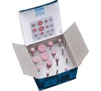Assortiment de meules sur tiges, en corindon raffiné, Quantité : 15 pièces, Acier recommandé G