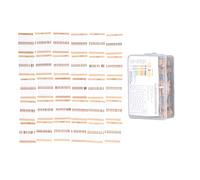Assortiment de résistances à Film de carbone, 300 pièces, 1/2W, tolérance 5%, 10R à 1M Ohm, Kit de résistances pour projets électroniques de bricolage