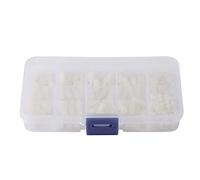 Assortiment de vis à entretoise hexagonales en nylon M2.5 |Entretoises mâles femelles 200 pièces pour PCB/circuits imprimés/électronique |Ensemble de boulons et écrous en nylon