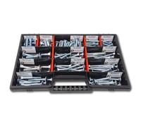 Assortiment de vis à tête bombée - Galvanisé - M5-M6-M8 - 30mm-60mm - 115 pcs