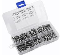 Assortiment de vis à tête hexagonale de différents diamètres, 304 pièces, 6 mm - 20 mm