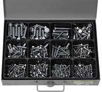 Assortiment de vis à tête hexagonale DIN 933 - 12 pièces - 280 pièces