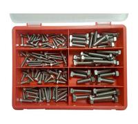 ASSORTIMENT DE VIS DIN 933 INOX A4 AISI 316 DE 5 A 10 mm