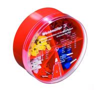 Assortiment d'embouts doubles orange, blanc, jaune, rouge, bleu Weidmüller
