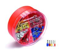 Assortiment d'embouts simples blanc, gris, rouge, noir, bleu Weidmüller H-BOX 0,5-2,5QMM DIN 9025430000 400 pc(s)